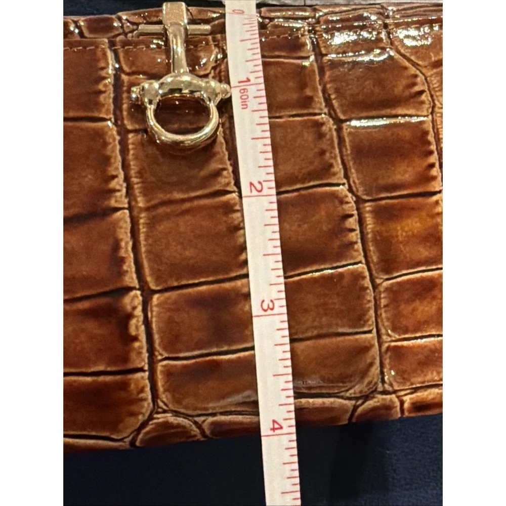 Vera Pelle Leather Womens Crocodile Embossed‎ 10